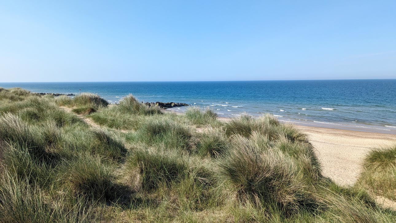 Norfolk dunes and beach